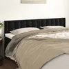 Image de vidaXL Têtes de lit Noir 200 x 5 x 78/88 cm Velours 346532