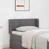 Image de Oreille De Tête De Lit 2 Pcs Gris 40 X 16 X 5 Cm Vidaxl