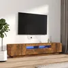 Image de vidaXL Ensemble de Meubles TV avec Lumières LED 2 pcs Centres de Divertissement Armoires Multimédia Meubles de Salle de 3120170