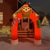 Image de vidaXL Porte voûtée gonflable de Noël avec LED 380 cm 345321