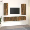 Image de Ensemble De Meubles Tv 5 Pcs Chêne Fumé Bois D'ingénierie Vidaxl