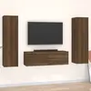 Image de Ensemble De Meubles Tv 3 Pcs Chêne Marron Bois D'ingénierie Vidaxl