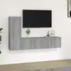 Image de Ensemble De Meubles Tv 3 Pcs Sonoma Gris Bois D'ingénierie Vidaxl