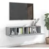 Image de Ensemble De Meubles Tv 2 Pcs Sonoma Gris Bois D'ingénierie Vidaxl