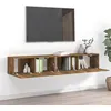 Image de Ensemble De Meubles Tv 2 Pcs Chêne Fumé Bois D'ingénierie Vidaxl