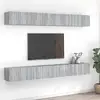 Image de Meubles Tv 8 Pcs Sonoma Gris 60x30x30 Cm Bois D'ingénierie Vidaxl