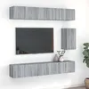 Image de Ensemble De Meubles Tv 7 Pcs Sonoma Gris Bois D'ingénierie Vidaxl