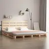 Image de Cadre De Lit Sans Matelas 180x200 Cm Bois Massif De Pin Vidaxl