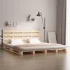 Image de Cadre De Lit Sans Matelas 200x200 Cm Bois Massif De Pin Vidaxl