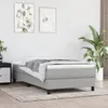 Image de Matelas De Lit À Ressorts Ensachés Fermeté Moyenne Gris Clair 90x200x20cm Vidaxl