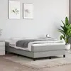 Image de Matelas De Lit À Ressorts Ensachés Fermeté Moyenne Gris Clair 120x200x20 Cm Vidaxl