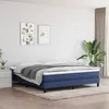 Image de Matelas De Lit À Ressorts Ensachés Fermeté Moyenne Bleu 160x200x20 Cm Tissu Vidaxl