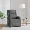 Image de Fauteuil De Massage Gris Foncé Tissu Vidaxl