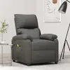 Image de Fauteuil De Massage Gris Foncé Tissu Vidaxl