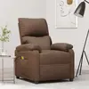 Image de Fauteuil De Massage Marron Tissu Vidaxl