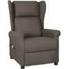 Image de Fauteuil De Massage Marron Tissu Vidaxl