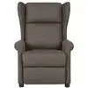 Image de Vidaxl fauteuil de massage marron tissu