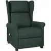 Image de Fauteuil De Massage Vert Foncé Tissu Vidaxl