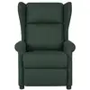 Image de Vidaxl fauteuil de massage vert foncé tissu
