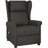 Image de Fauteuil De Massage Taupe Tissu Vidaxl