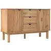 Image de Buffet Otta 113,5x43x73 Cm Bois Massif De Pin Vidaxl