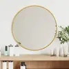 Image de Miroir Mural Doré Ø 40 Cm Rond Vidaxl