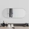 Image de Miroir Mural Argenté 60x25 Cm Ovale Vidaxl