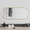 Image de Miroir Mural Doré 70x30 Cm Ovale Vidaxl