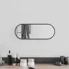 Image de Miroir Mural Noir 40x15 Cm Ovale Vidaxl