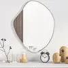 Image de Miroir Mural Argenté 60x50 Cm Vidaxl