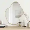 Image de Miroir Mural Doré 60x50 Cm Vidaxl