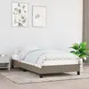 Image de Cadre De Lit Sans Matelas Taupe 90x200 Cm Tissu Vidaxl