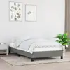 Image de Cadre De Lit Sans Matelas Gris Foncé 100x200 Cm Tissu Vidaxl