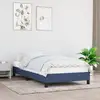 Image de Cadre De Lit Sans Matelas Bleu 100x200 Cm Tissu Vidaxl
