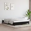 Image de vidaXL Cadre de lit sans matelas noir 140x190 cm tissu 346714