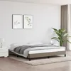 Image de Cadre De Lit Sans Matelas Taupe 180x200 Cm Tissu Vidaxl