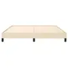Image de Vidaxl cadre de lit sans matelas crème 180x200 cm tissu