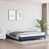 Image de vidaXL Cadre de Lit Sommier à Lattes Lit Rembourré Cadre à Lattes Lit Double Adulte Meuble de Chambre à Coucher Intérieur 346742
