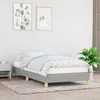 Image de vidaXL Cadre de lit sans matelas gris clair 90x190 cm tissu 346778