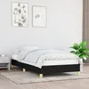Image de Cadre De Lit Sans Matelas Noir 90x190 Cm Tissu Vidaxl