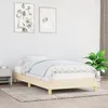 Image de vidaXL Cadre de lit sans matelas crème 90x190 cm tissu 346783