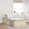 Image de vidaXL Cadre de lit sans matelas noir 90x200 cm tissu 346788