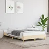 Image de vidaXL Cadre de lit sans matelas crème 120x200 cm tissu 346807