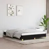 Image de vidaXL Cadre de lit sans matelas noir 140x190 cm tissu 346812