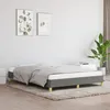 Image de Cadre De Lit Sans Matelas Gris Foncé 160x200 Cm Tissu Vidaxl