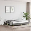 Image de Cadre De Lit Sans Matelas Gris Foncé 180x200 Cm Tissu Vidaxl