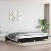Image de Cadre De Lit Sans Matelas Noir 200x200 Cm Tissu Vidaxl