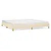 Image de Vidaxl cadre de lit sans matelas crème 200x200 cm tissu