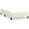 Image de Cadre De Lit Sans Matelas Crème 100x200 Cm Similicuir Vidaxl