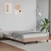 Image de Cadre De Lit Sans Matelas Cappuccino 120x200 Cm Similicuir Vidaxl